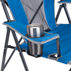 Space-Saving Pico Comfort Quad Chair - Choice 989 - Premium Slim-Fold Compact Chair with Messenger Bag Detail