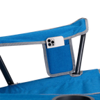 Space-Saving Pico Comfort Quad Chair - Choice 989 - Premium Slim-Fold Compact Chair with Messenger Bag Detail