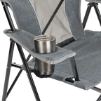 Space-Saving Pico Comfort Quad Chair - Choice 989 - Premium Slim-Fold Compact Chair with Messenger Bag Detail