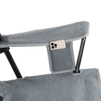 Space-Saving Pico Comfort Quad Chair - Choice 989 - Premium Slim-Fold Compact Chair with Messenger Bag Detail