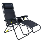 Sand-Friendly Freeform Zero Gravity Lounger Bundle - Choice 507 - Portable Heavy-Duty Low Boy Chair for Ocean Side Detail