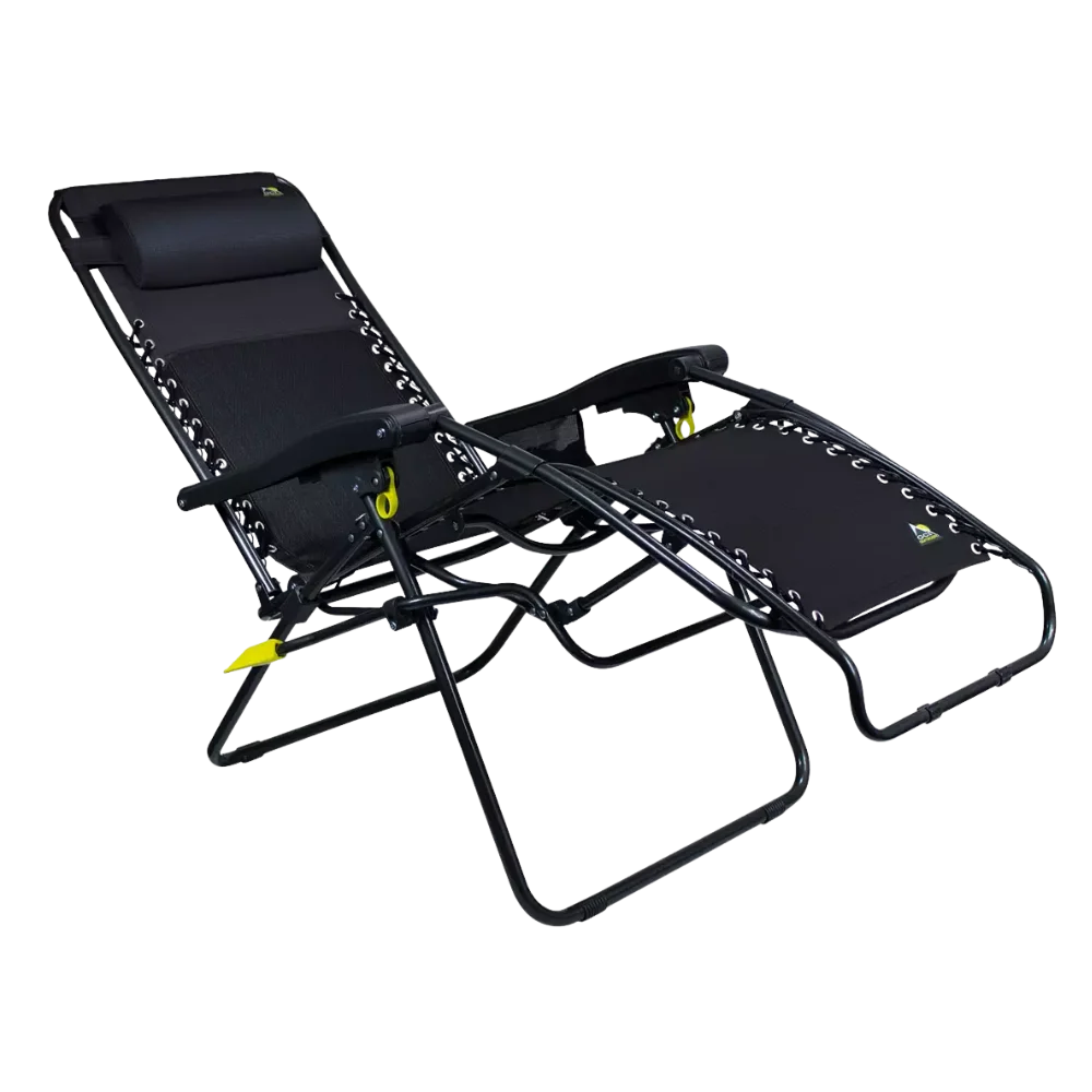 Sand-Friendly Freeform Zero Gravity Lounger Bundle - Choice 507 - Portable Heavy-Duty Low Boy Chair for Ocean Side Detail