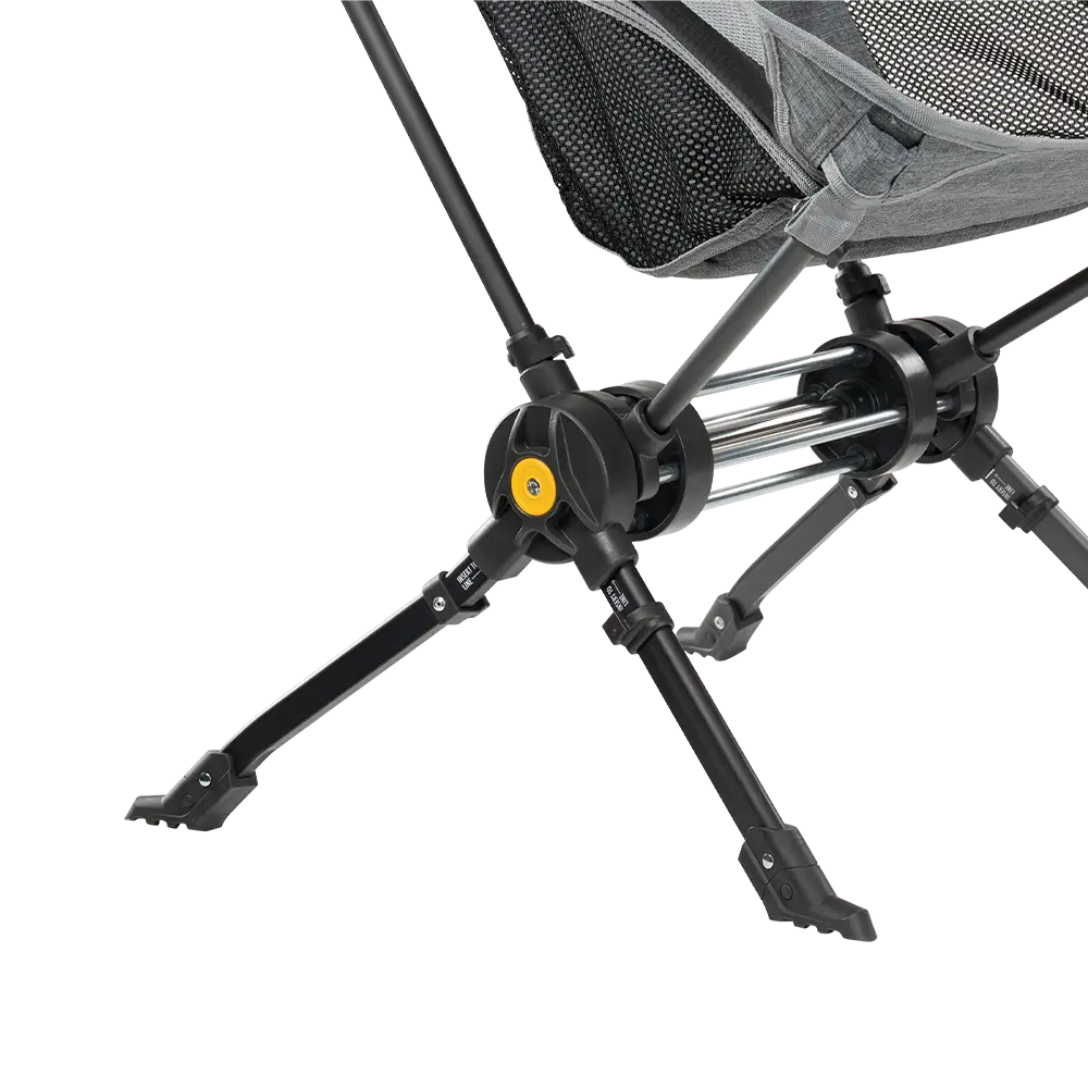 Luxury Camp ComPack Rocker - Choice 980 - Heavy-Duty Kickback Rocker with Beverage Holder Detail