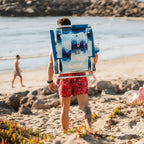 Rust-Resistant Aluminum Backpack Beach Chair - Choice 709 - Portable Heavy-Duty Low Boy Chair for Ocean Side Detail