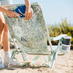 Rust-Resistant Aluminum Backpack Beach Chair - Choice 709 - Portable Heavy-Duty Low Boy Chair for Ocean Side Detail