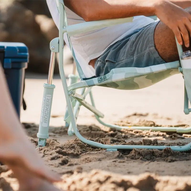 Premium All-Weather Beach Rocker - Choice 712 - Patented Spring-Action Rocking Chair for Camping Detail