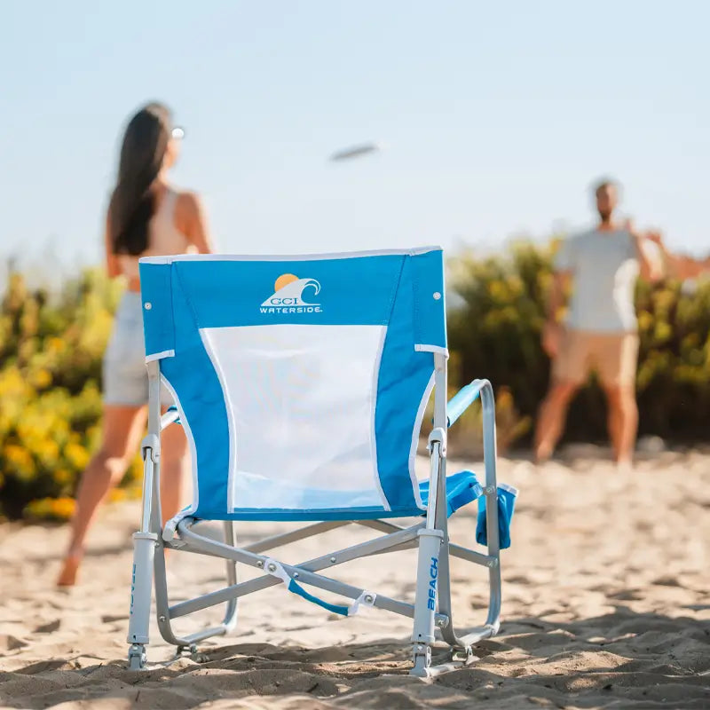Premium All-Weather Beach Rocker - Choice 712 - Patented Spring-Action Rocking Chair for Camping Detail