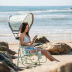 Premium All-Weather Beach Rocker - Choice 712 - Patented Spring-Action Rocking Chair for Camping Detail