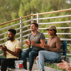 Ergonomic Back-Support Big Comfort Stadium Chair with Armrests - Choice 465 - Ergonomic Portable Stadium Seat for Sports Events Detail