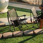 Patented Spring-Action BreezeRocker - Choice 504 - RoadTrip Rocker Smooth Motion Camp Chair Detail
