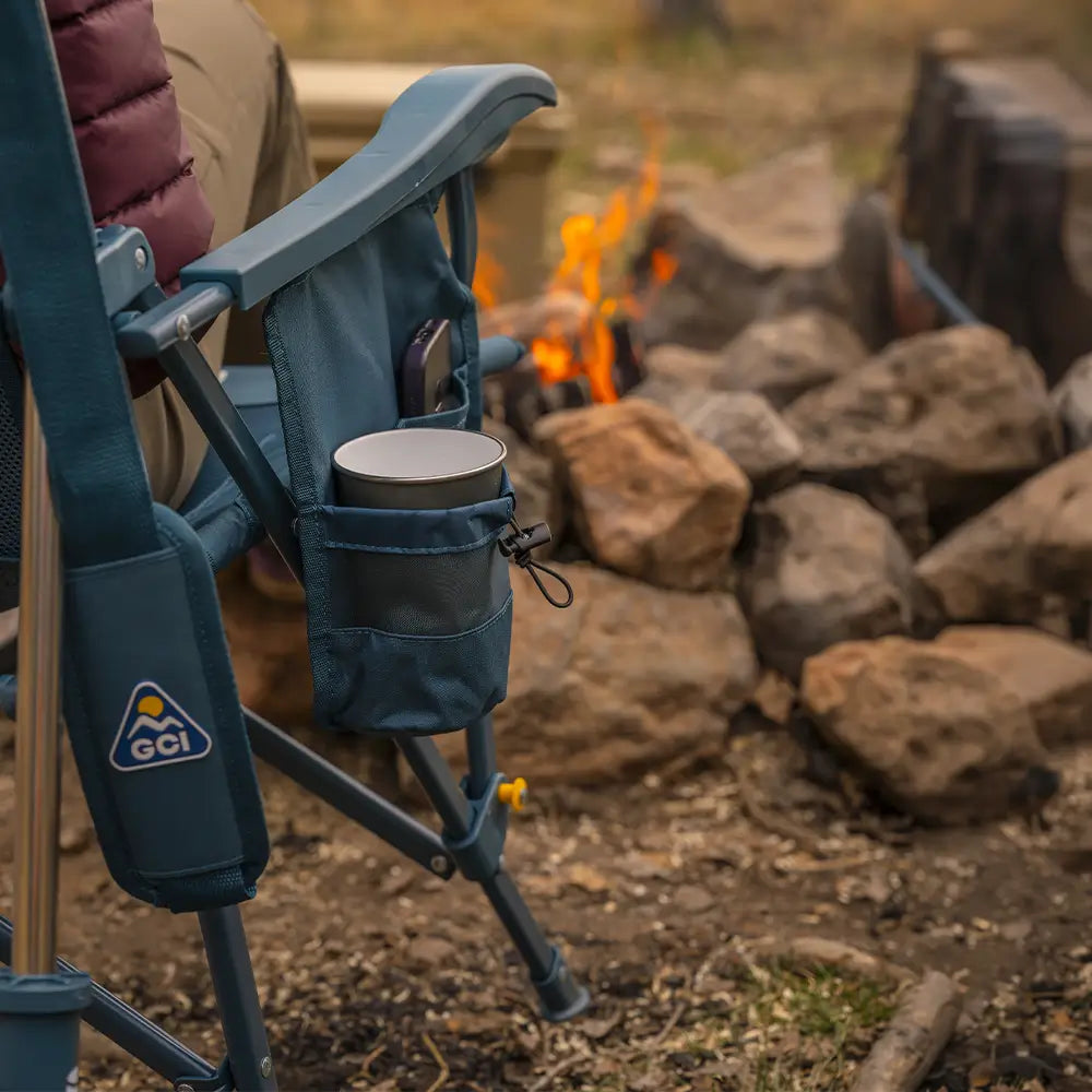 Patented Spring-Action BreezeRocker - Choice 504 - RoadTrip Rocker Smooth Motion Camp Chair Detail