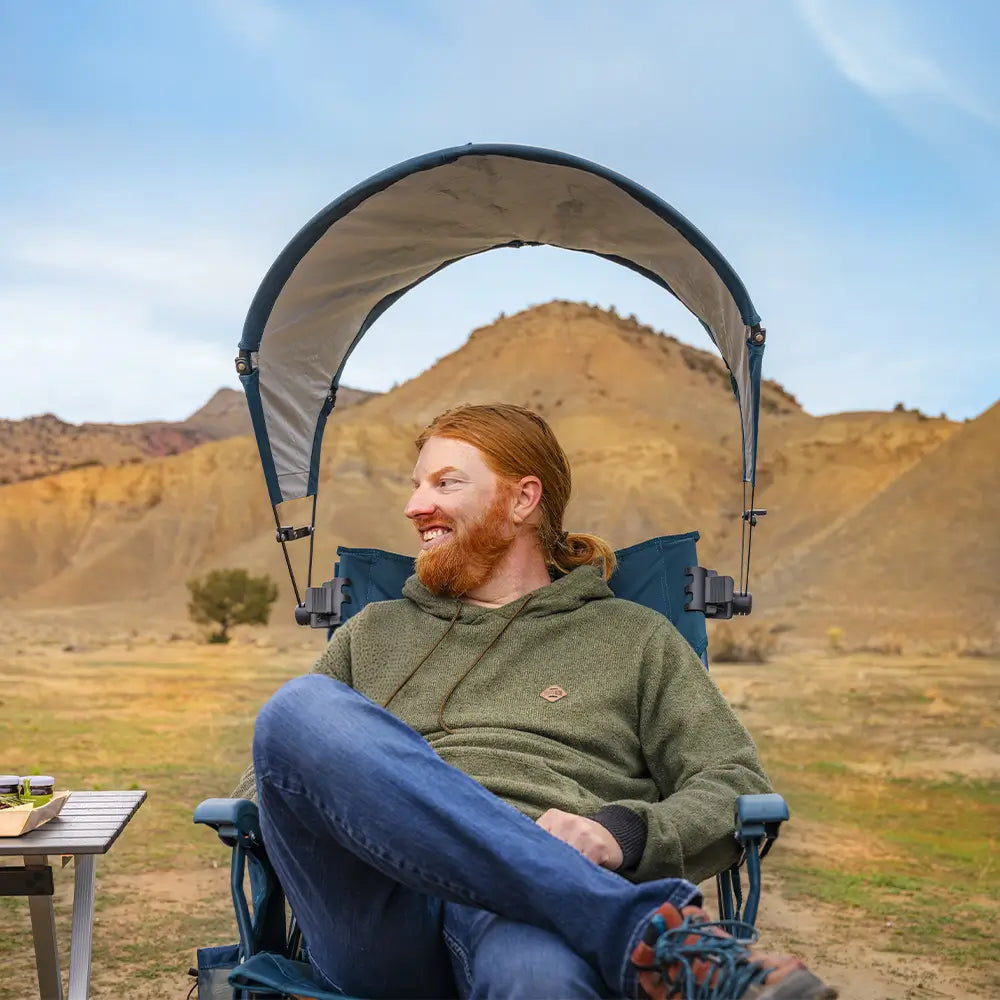 Patented Spring-Action BreezeRocker - Choice 504 - RoadTrip Rocker Smooth Motion Camp Chair Detail