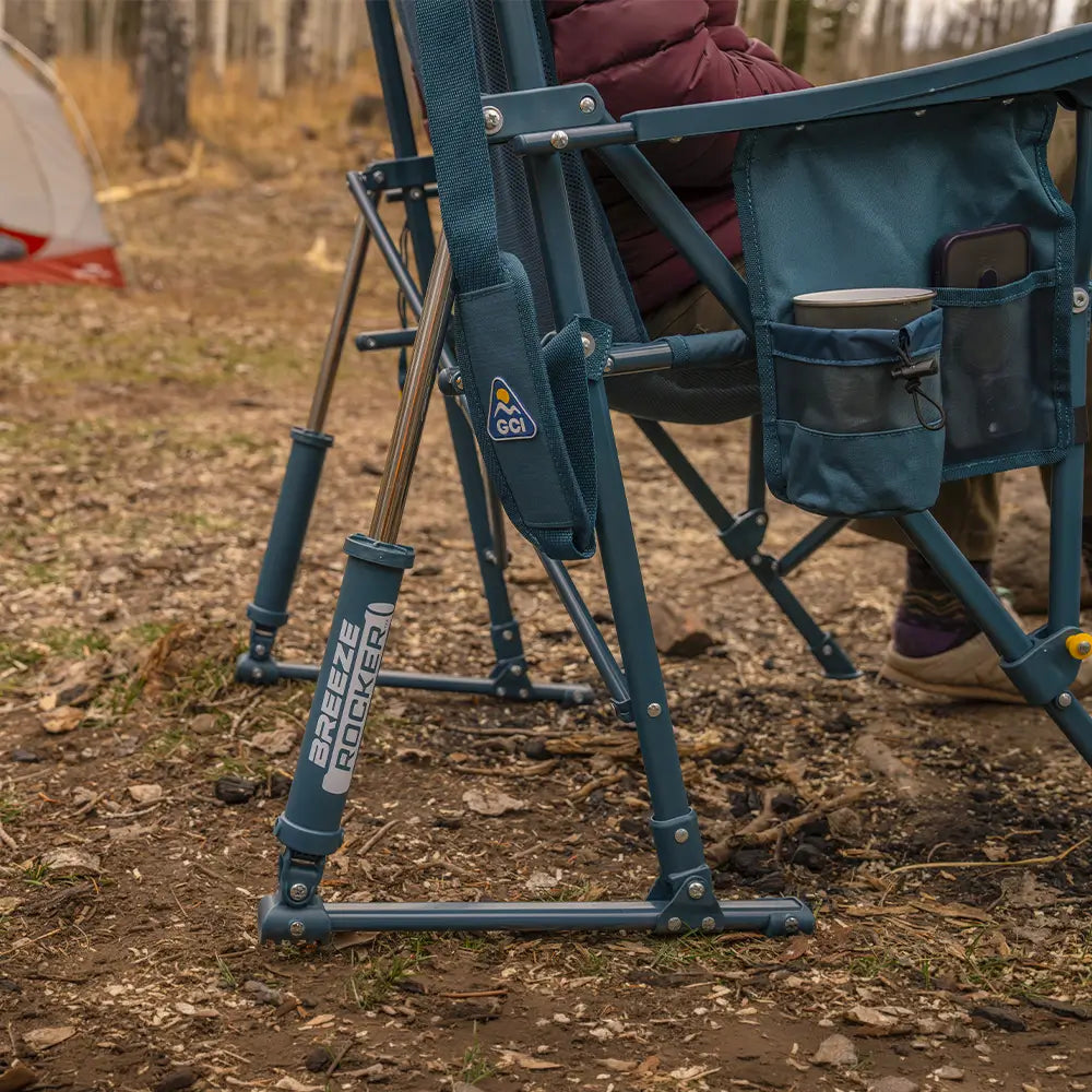 Patented Spring-Action BreezeRocker - Choice 504 - RoadTrip Rocker Smooth Motion Camp Chair Detail