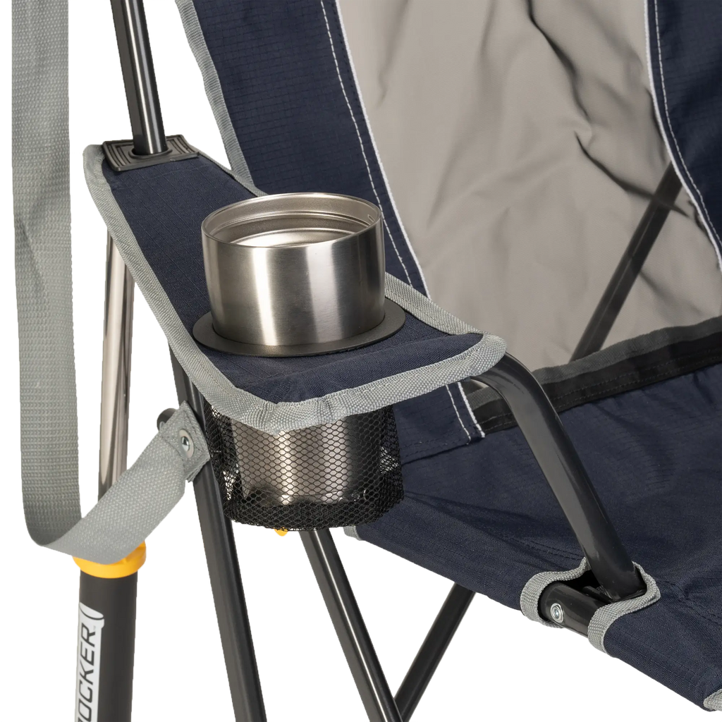 Heavy-Duty Freestyle Comfort Pro Rocker - Choice 375 - RoadTrip Rocker Smooth Motion Camp Chair Detail