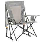 Heavy-Duty Freestyle Comfort Pro Rocker - Choice 375 - RoadTrip Rocker Smooth Motion Camp Chair - Mercury Gray