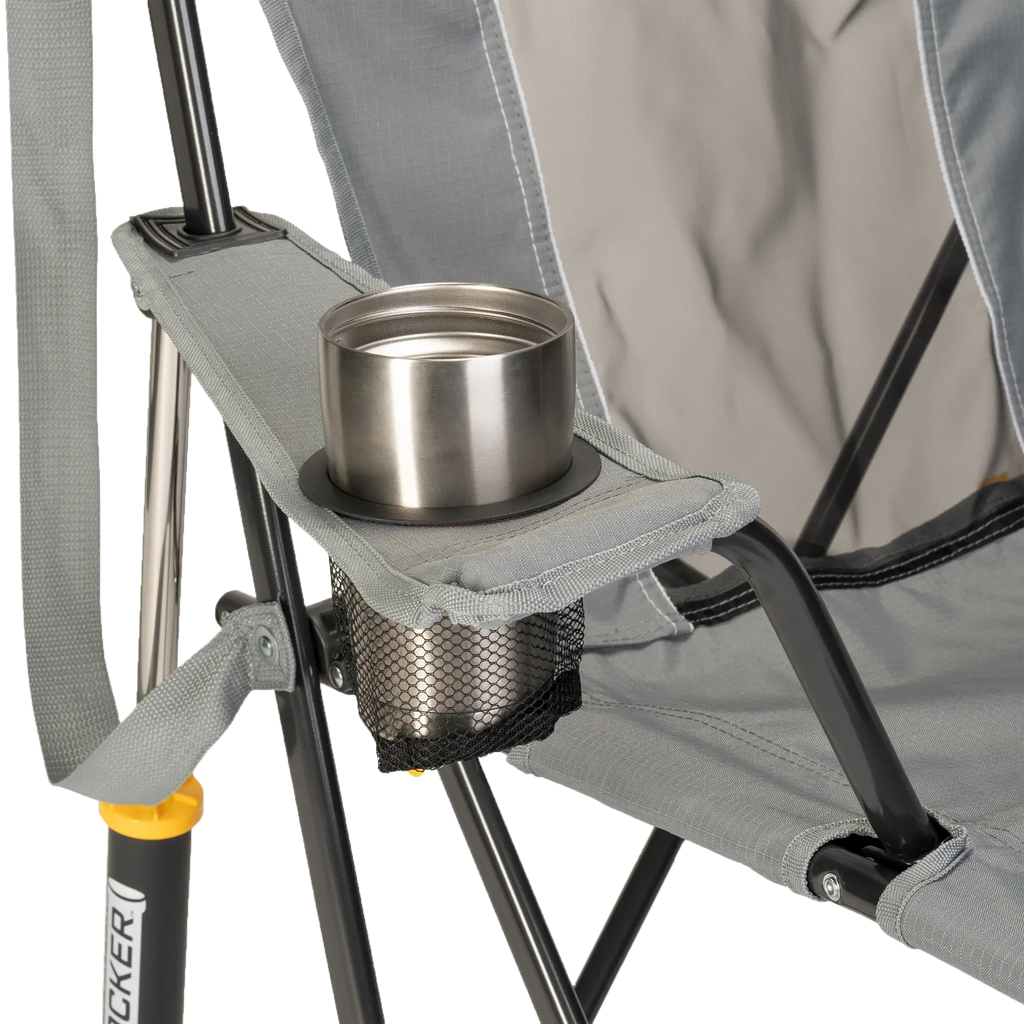 Heavy-Duty Freestyle Comfort Pro Rocker - Choice 375 - RoadTrip Rocker Smooth Motion Camp Chair Detail