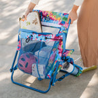 Sand-Friendly Everywhere Chair 2 - Choice 656 - Multi-Position Outdoor Beach Chair with Pillow Detail