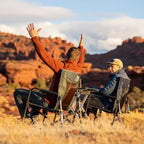 Premium All-Weather FirePit Rocker - Choice 737 - RoadTrip Rocker Smooth Motion Camp Chair Detail