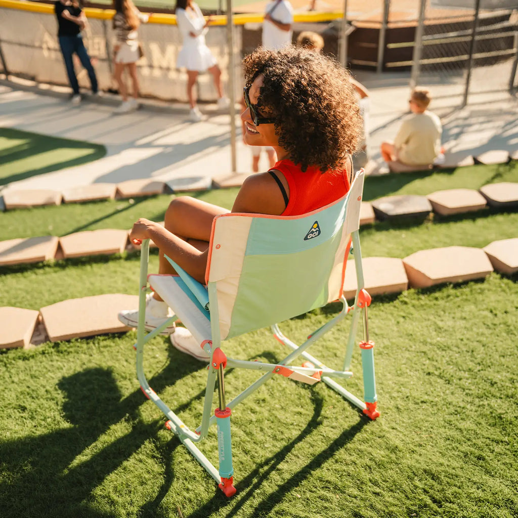 Smooth Motion Freestyle Rocker - Choice 711 - Freestyle Rocker Portable Outdoor Folding Chair Detail