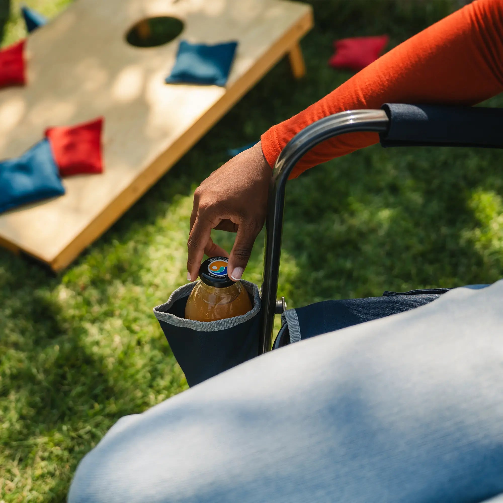 Smooth Motion Freestyle Rocker - Choice 711 - Freestyle Rocker Portable Outdoor Folding Chair Detail