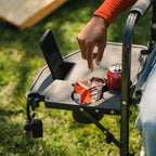 Smooth Motion Freestyle Rocker with Side Table - Choice 853 - Patented Spring-Action Rocking Chair for Camping Detail