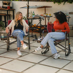 Patented Spring-Action Freestyle Rocker XL with Side Table - Choice 836 - Patented Spring-Action Rocking Chair for Camping Detail