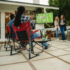 Patented Spring-Action Freestyle Rocker XL with Side Table - Choice 836 - Patented Spring-Action Rocking Chair for Camping Detail