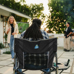 Patented Spring-Action Freestyle Rocker XL with Side Table - Choice 836 - Patented Spring-Action Rocking Chair for Camping Detail