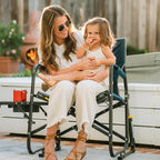 Smooth Motion Freestyle Rocker with Side Table - Choice 853 - Patented Spring-Action Rocking Chair for Camping Detail