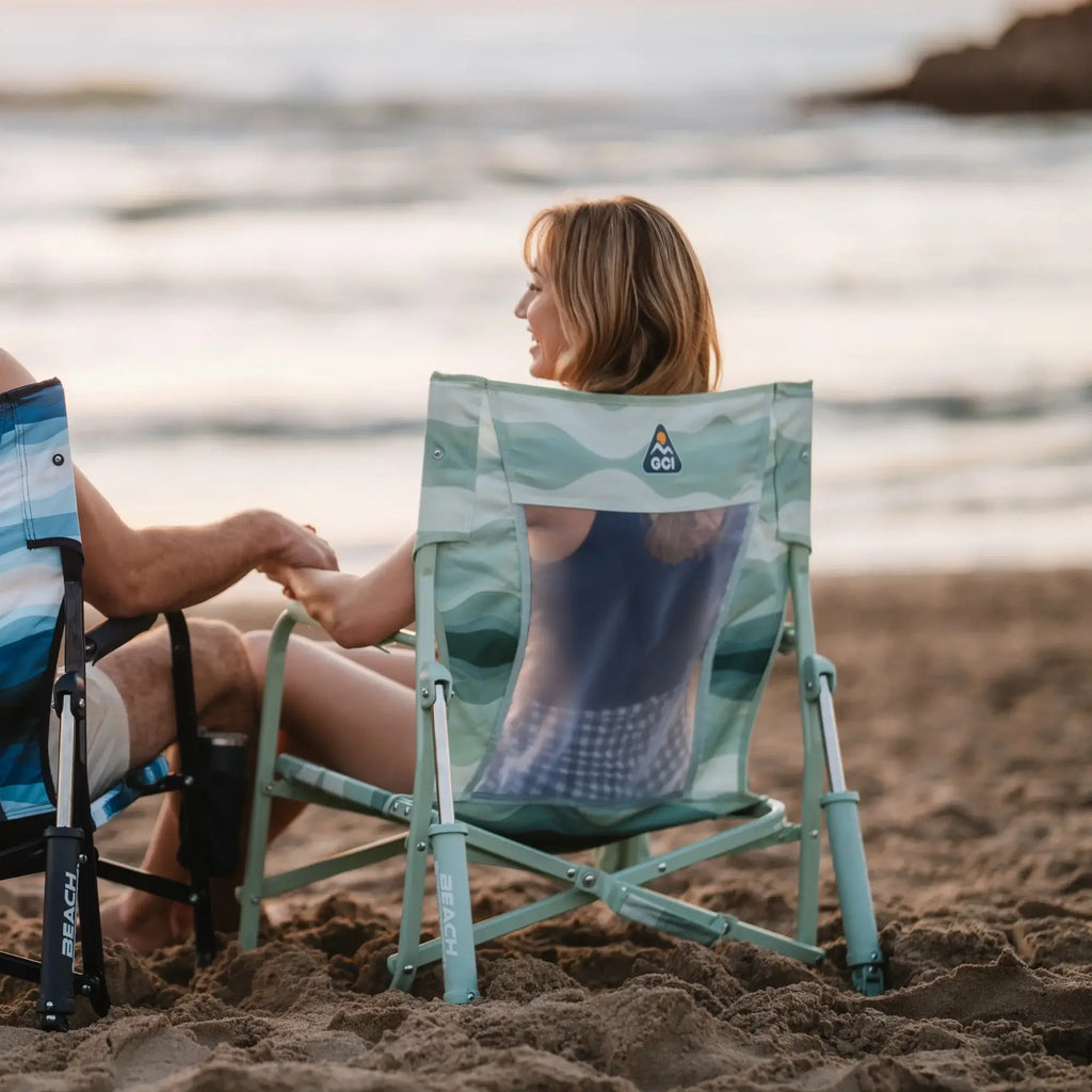 Premium All-Weather Beach Rocker - Choice 712 - Patented Spring-Action Rocking Chair for Camping Detail