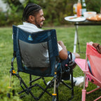 Luxury Camp Stowaway Rocker - Choice 794 - Freestyle Rocker Portable Outdoor Folding Chair Detail