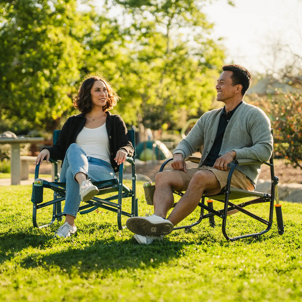 Luxury Camp Grab & Go Rocker - Choice 551 - Freestyle Rocker Portable Outdoor Folding Chair Detail