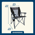 Lightweight Messenger Eazy Chair - Choice 976 - Premium Slim-Fold Compact Chair with Messenger Bag Detail
