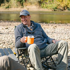 Premium All-Weather Kickback Rocker - Choice 345 - RoadTrip Rocker Smooth Motion Camp Chair Detail