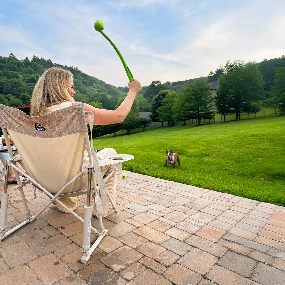 Premium All-Weather Kickback Rocker - Choice 345 - RoadTrip Rocker Smooth Motion Camp Chair Detail