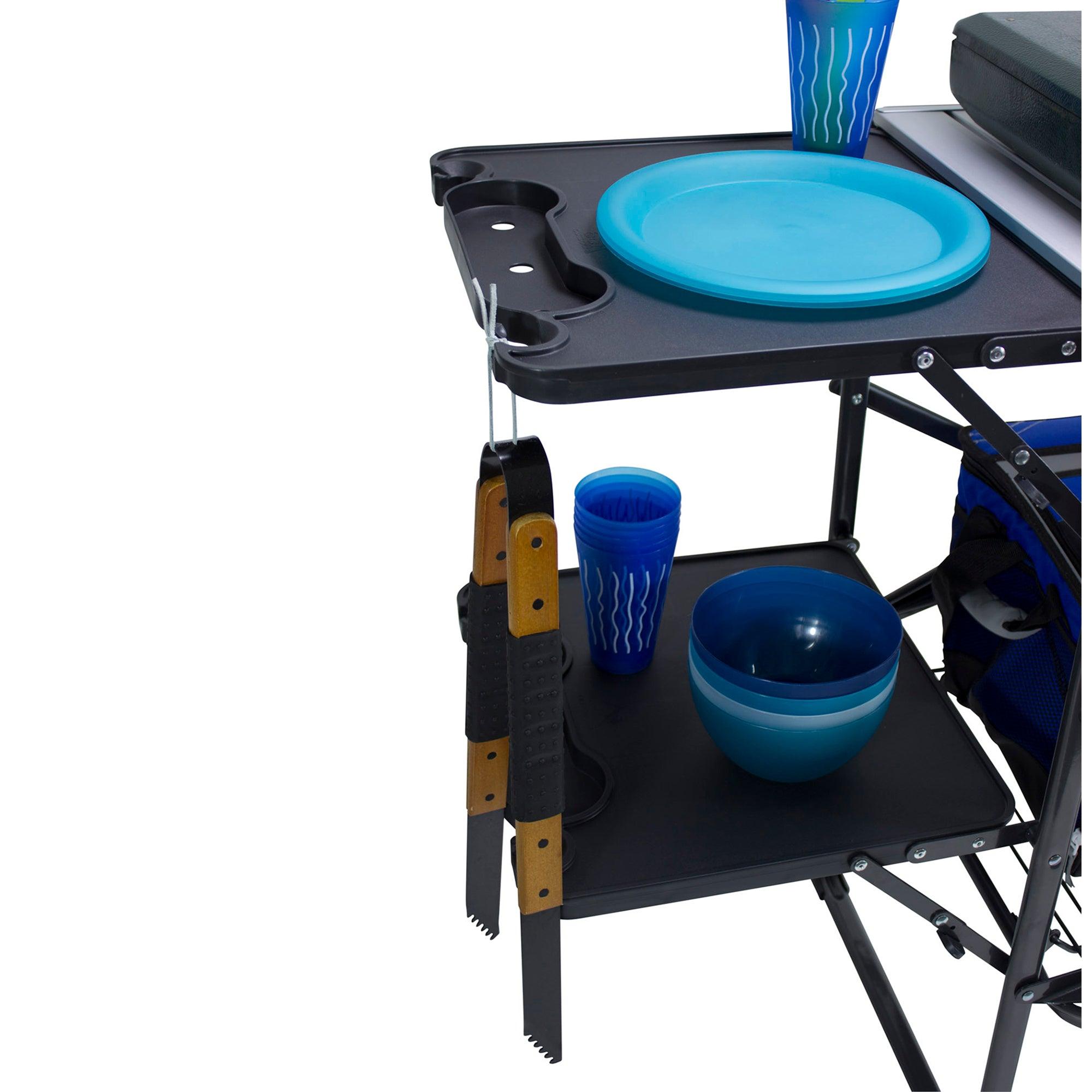 Compact Grilling Slim-Fold Cook Station - Choice 575 - Heat-Resistant Over-Fire Grill Rack for Camping Detail