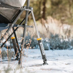 Luxury Camp RoadTrip Rocker - Choice 855 - Patented Spring-Action Rocking Chair for Camping Detail