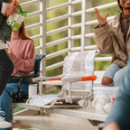 Premium All-Weather Stadium Rock-Cliner - Choice 540 - Heavy-Duty Kickback Rocker with Beverage Holder Detail