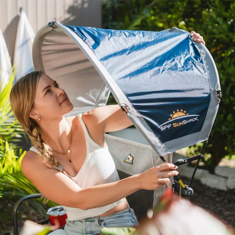 Heavy Duty SunShade Accessory - Choice 361 - Portable Beach Canopy with Adjustable Shade Angle Detail