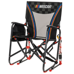 Premium All-Weather Adjustable Rocker - NASCAR - Choice 899 - Heavy-Duty Kickback Rocker with Beverage Holder Detail