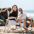 Premium All-Weather Beach Rocker - Choice 712 - Patented Spring-Action Rocking Chair for Camping Detail