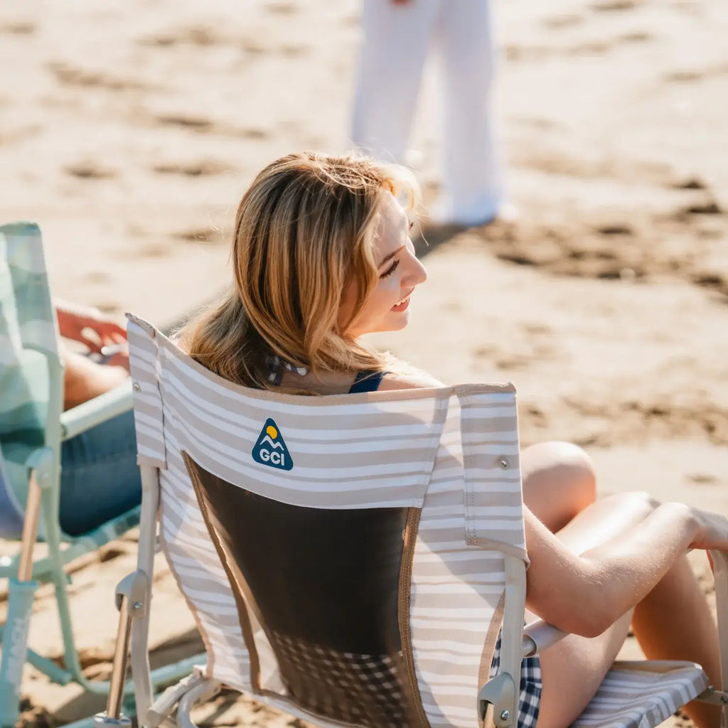 Premium All-Weather Beach Rocker - Choice 712 - Patented Spring-Action Rocking Chair for Camping Detail