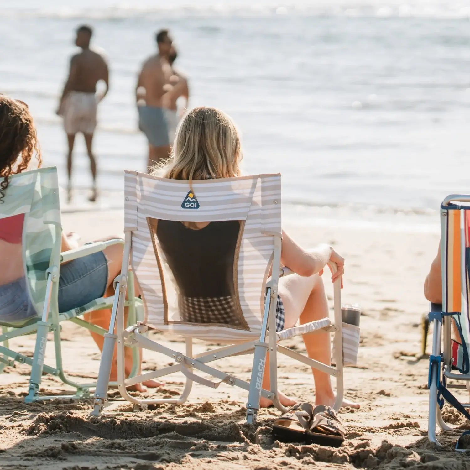 Premium All-Weather Beach Rocker - Choice 712 - Patented Spring-Action Rocking Chair for Camping Detail