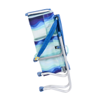 Low-Profile Bi-Fold Beach Chair - Choice 601 - Multi-Position Outdoor Beach Chair with Pillow Detail