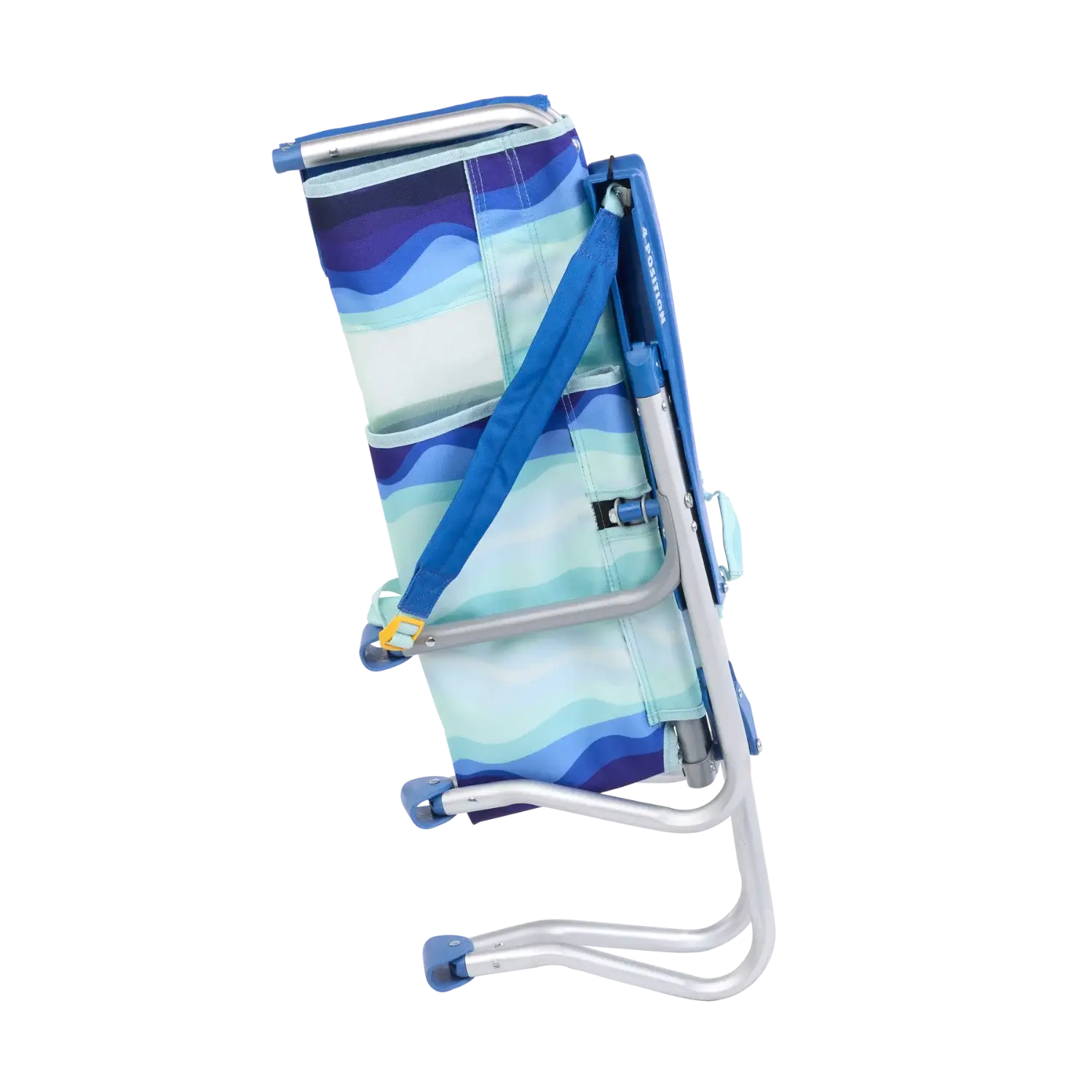 Low-Profile Bi-Fold Beach Chair - Choice 601 - Multi-Position Outdoor Beach Chair with Pillow Detail