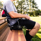 Ergonomic Back-Support Big Comfort Stadium Chair with Armrests - Choice 465 - Ergonomic Portable Stadium Seat for Sports Events Detail