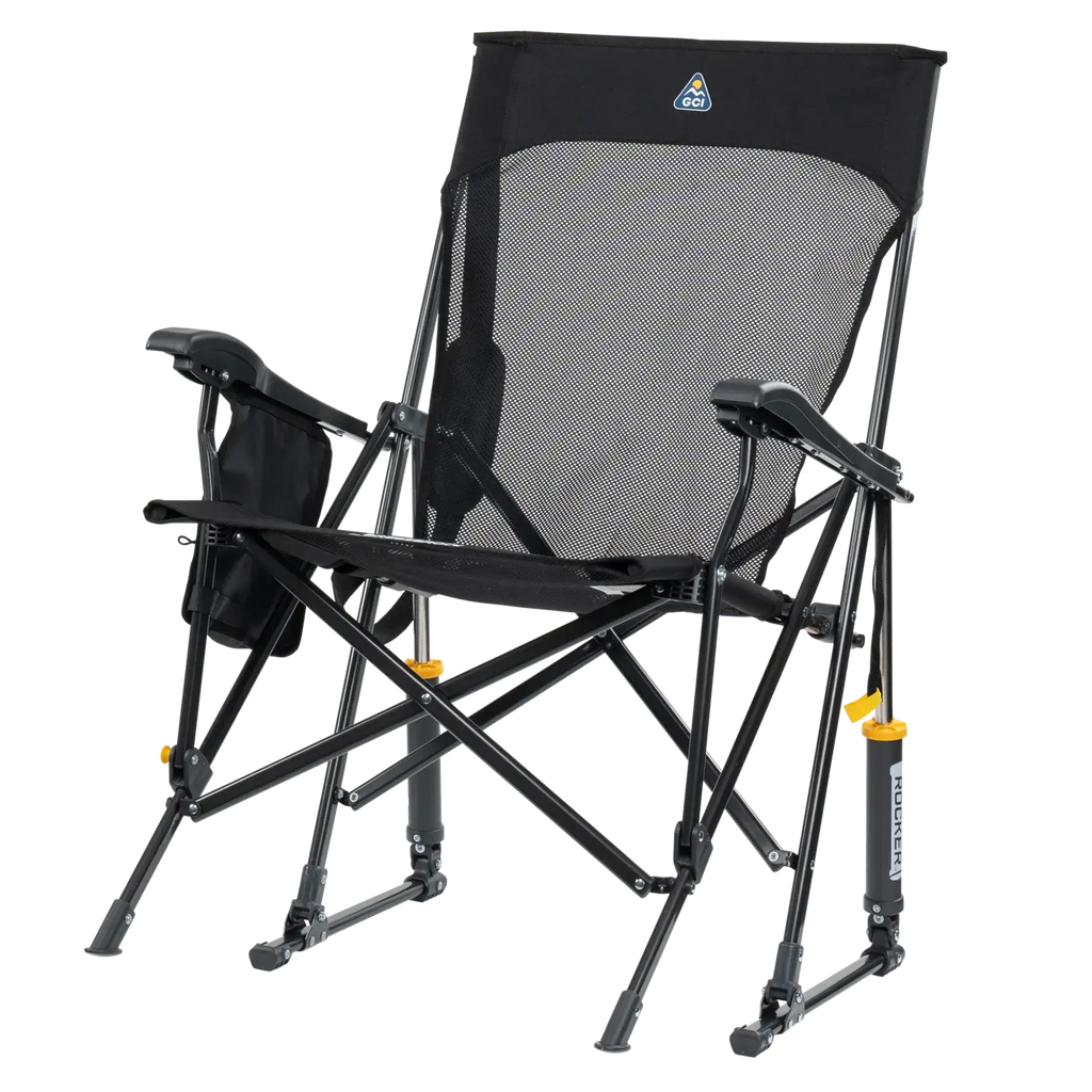 Patented Spring-Action BreezeRocker - Choice 504 - RoadTrip Rocker Smooth Motion Camp Chair Detail