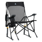 Patented Spring-Action BreezeRocker - Choice 504 - RoadTrip Rocker Smooth Motion Camp Chair - Black
