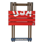 Portable Staging Compact Camp Table 20 - USA Anniversary Deluxe - Choice 757 - Portable Camping Table with Heat-Resistant Countertop Detail