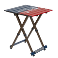 Portable Staging Compact Camp Table 20 - USA Anniversary Deluxe - Choice 757 - Portable Camping Table with Heat-Resistant Countertop - Default Title